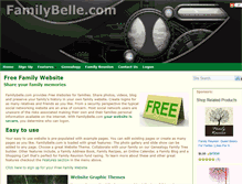 Tablet Screenshot of familybelle.com